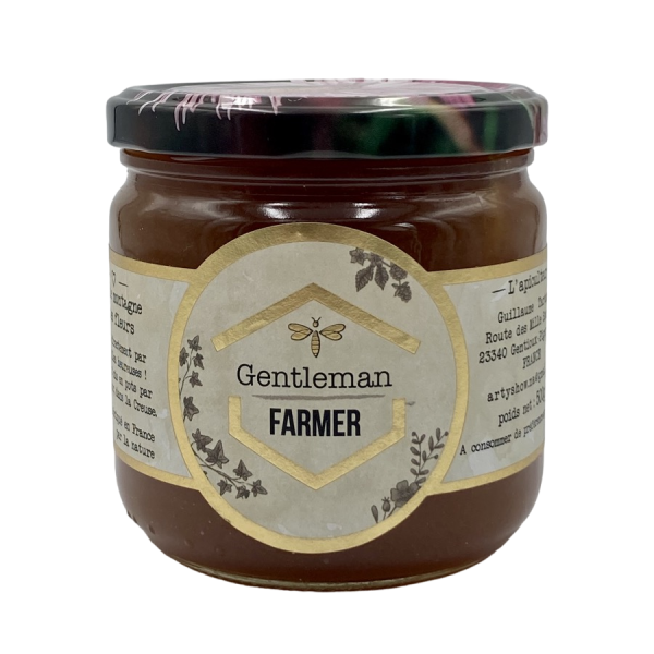 Miel de montagne toutes fleurs du Limousin avec brèche 500g - Millésime 2024