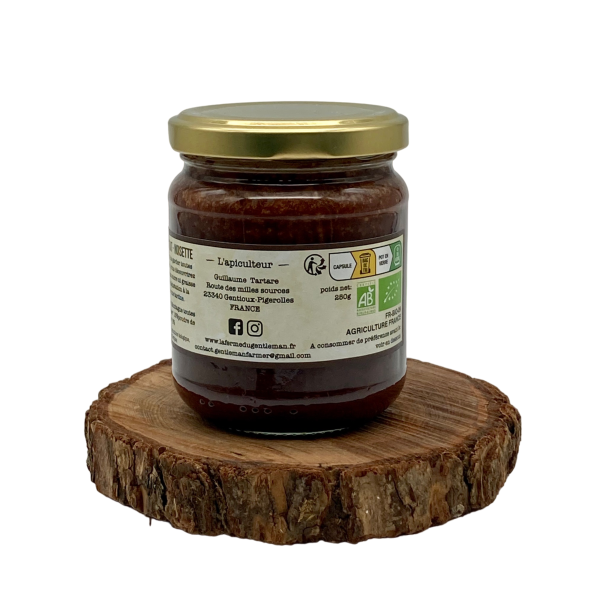 Miel au chocolat – noisettes Biologique 250g Millésime 2023