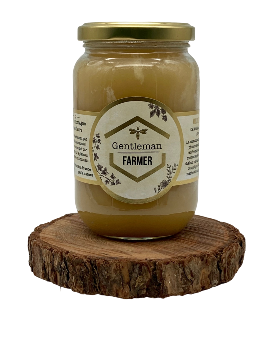 Miel Biologique de montagne toutes fleurs du Limousin 500g Millésime 2023
